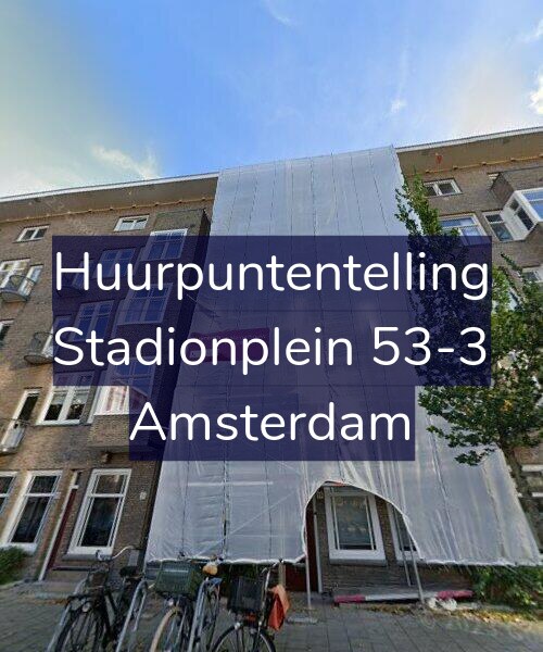Foto gevel Huurpuntentelling voor Stadionplein 53-3, Amsterdam
