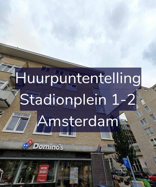 Foto gevel Huurpuntentelling voor Stadionplein 1-2, Amsterdam