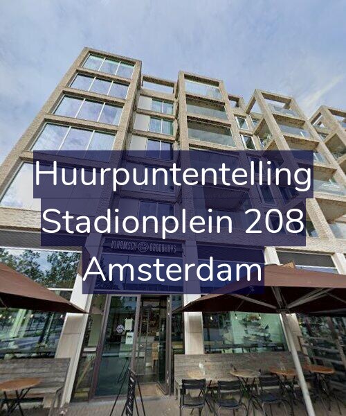 Foto gevel Huurpuntentelling voor Stadionplein 208, Amsterdam