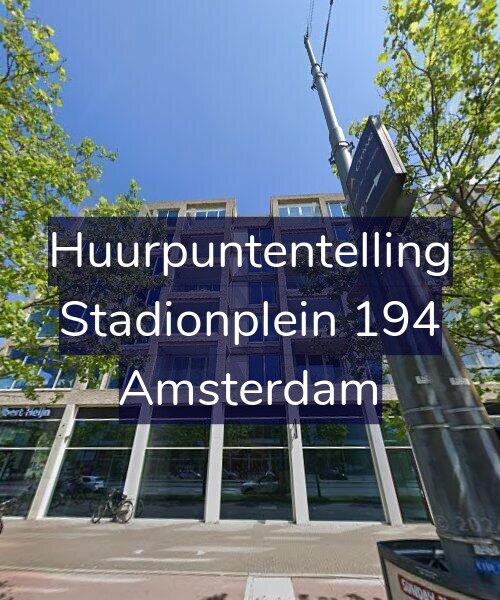 Foto gevel Huurpuntentelling voor Stadionplein 194, Amsterdam
