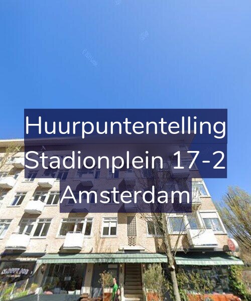 Foto gevel Huurpuntentelling voor Stadionplein 17-2, Amsterdam