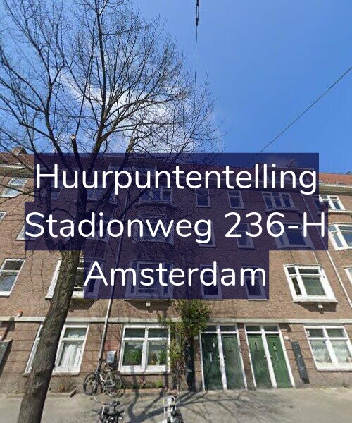 Foto gevel Huurpuntentelling voor Stadionweg 236-H, Amsterdam