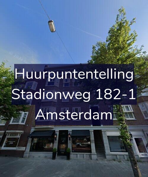 Foto gevel Huurpuntentelling voor Stadionweg 182-1, Amsterdam