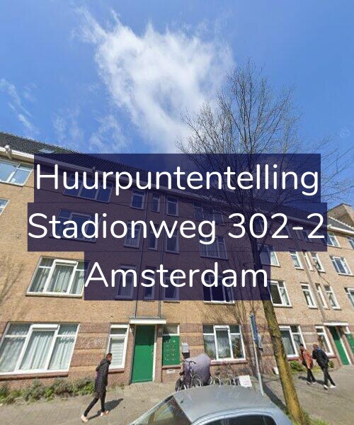 Foto gevel Huurpuntentelling voor Stadionweg 302-2, Amsterdam