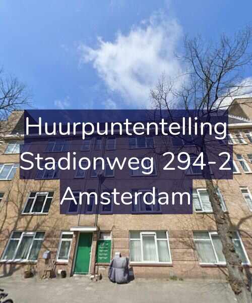Foto gevel Huurpuntentelling voor Stadionweg 294-2, Amsterdam