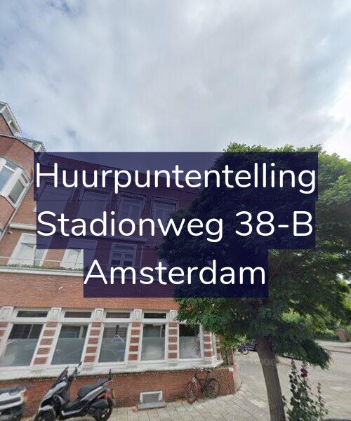 Foto gevel Huurpuntentelling voor Stadionweg 38-B, Amsterdam