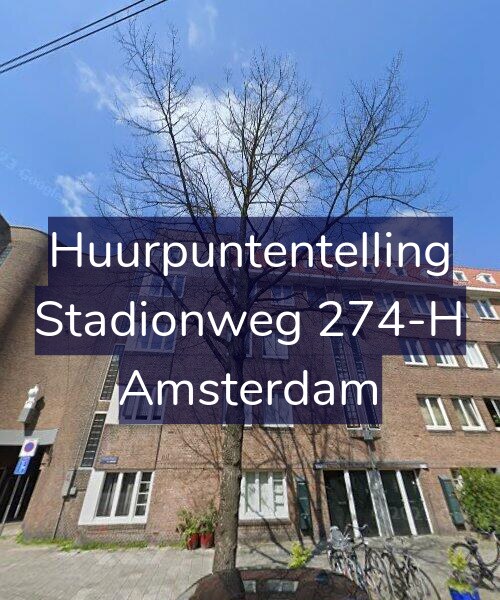 Foto gevel Huurpuntentelling voor Stadionweg 274-H, Amsterdam