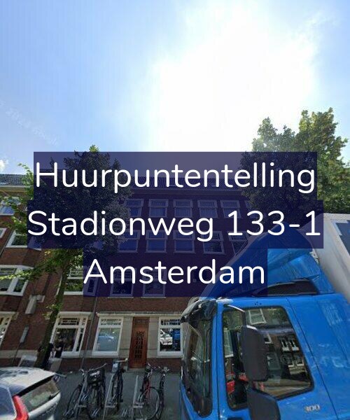 Foto gevel Huurpuntentelling voor Stadionweg 133-1, Amsterdam