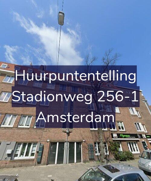 Foto gevel Huurpuntentelling voor Stadionweg 256-1, Amsterdam