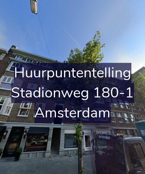 Foto gevel Huurpuntentelling voor Stadionweg 180-1, Amsterdam