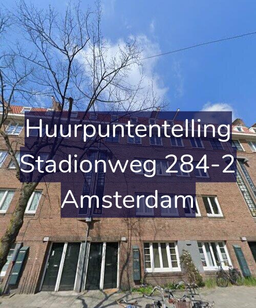 Foto gevel Huurpuntentelling voor Stadionweg 284-2, Amsterdam