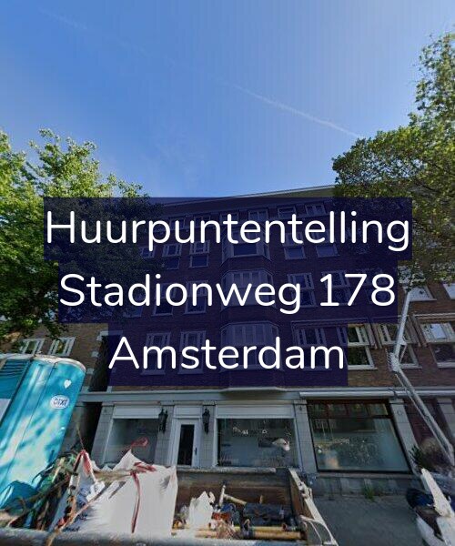 Foto gevel Huurpuntentelling voor Stadionweg 178, Amsterdam