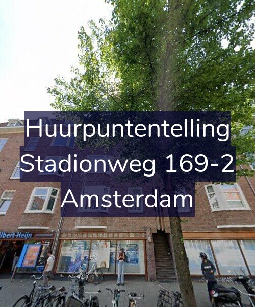 Foto gevel Huurpuntentelling voor Stadionweg 169-2, Amsterdam
