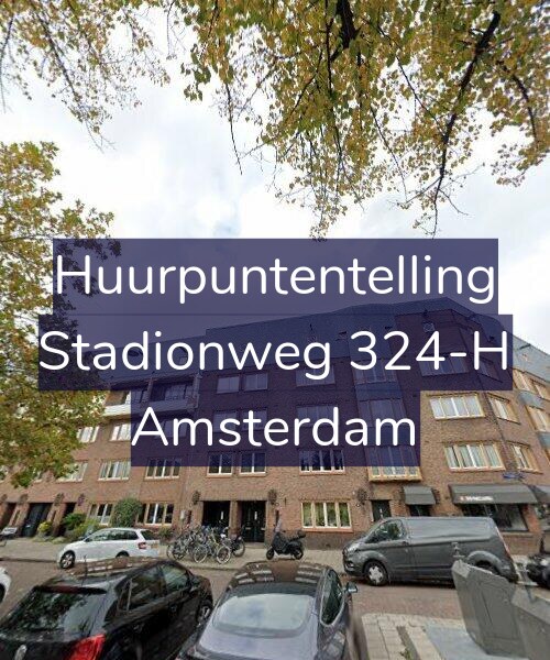 Foto gevel Huurpuntentelling voor Stadionweg 324-H, Amsterdam