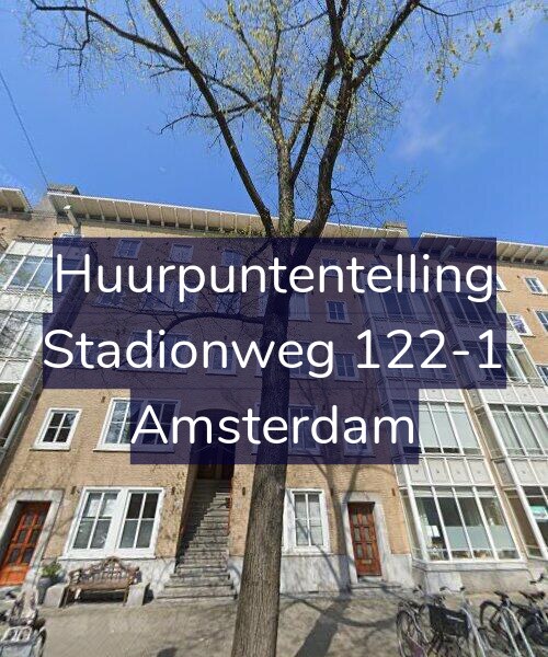 Foto gevel Huurpuntentelling voor Stadionweg 122-1, Amsterdam