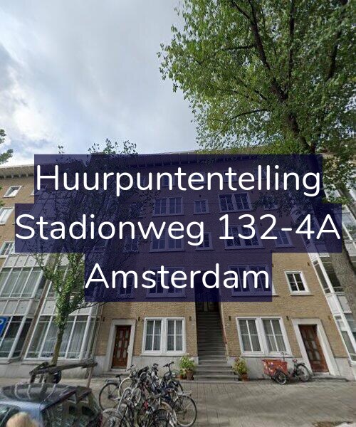 Foto gevel Huurpuntentelling voor Stadionweg 132-4A, Amsterdam