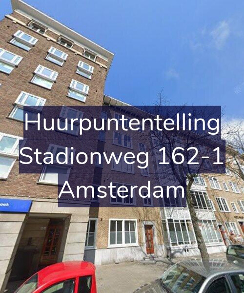 Foto gevel Huurpuntentelling voor Stadionweg 162-1, Amsterdam