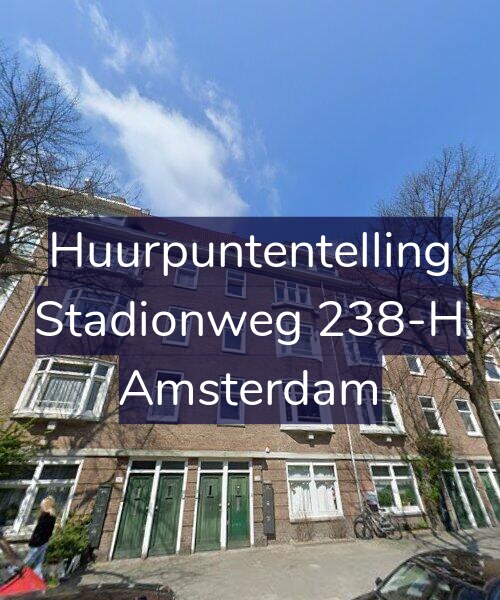 Foto gevel Huurpuntentelling voor Stadionweg 238-H, Amsterdam