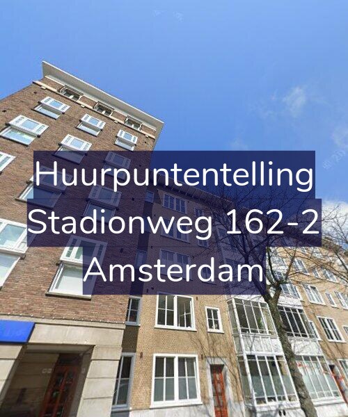 Foto gevel Huurpuntentelling voor Stadionweg 162-2, Amsterdam