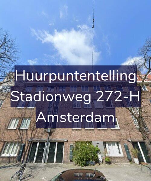 Foto gevel Huurpuntentelling voor Stadionweg 272-H, Amsterdam