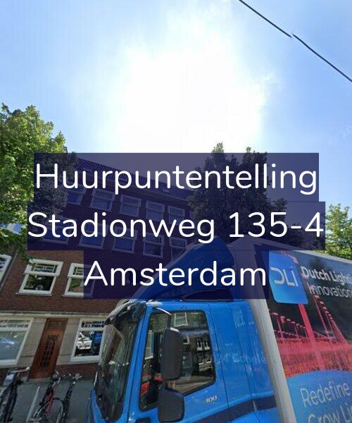 Foto gevel Huurpuntentelling voor Stadionweg 135-4, Amsterdam