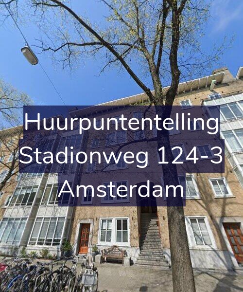 Foto gevel Huurpuntentelling voor Stadionweg 124-3, Amsterdam