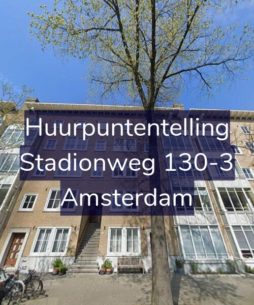 Foto gevel Huurpuntentelling voor Stadionweg 130-3, Amsterdam