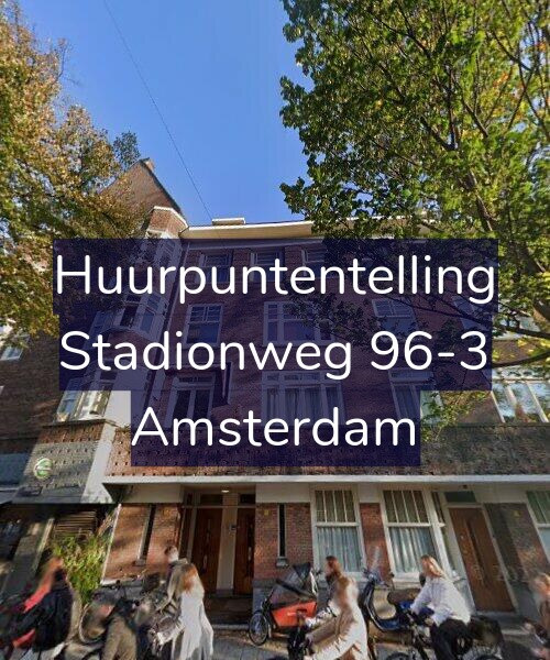 Foto gevel Huurpuntentelling voor Stadionweg 96-3, Amsterdam