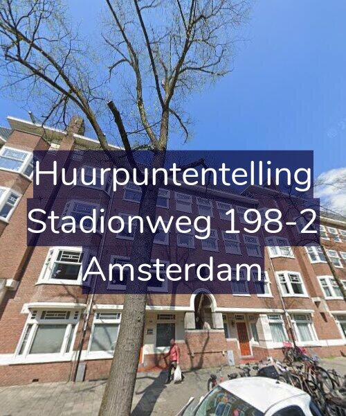Foto gevel Huurpuntentelling voor Stadionweg 198-2, Amsterdam
