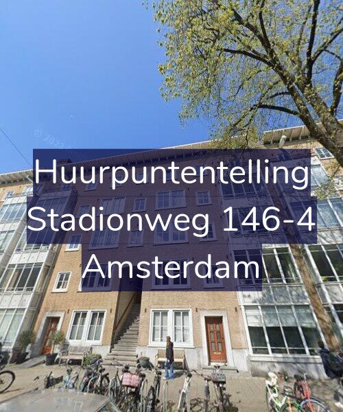 Foto gevel Huurpuntentelling voor Stadionweg 146-4, Amsterdam