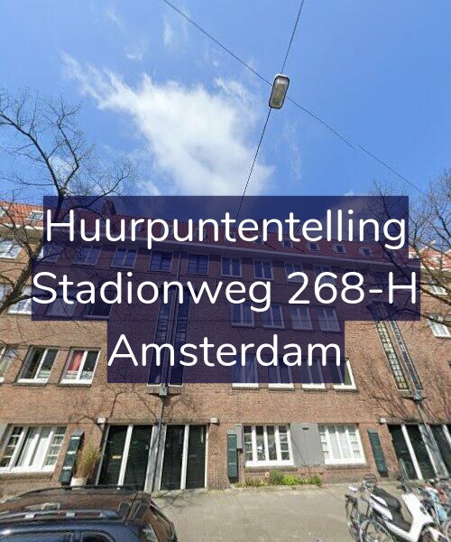 Foto gevel Huurpuntentelling voor Stadionweg 268-H, Amsterdam