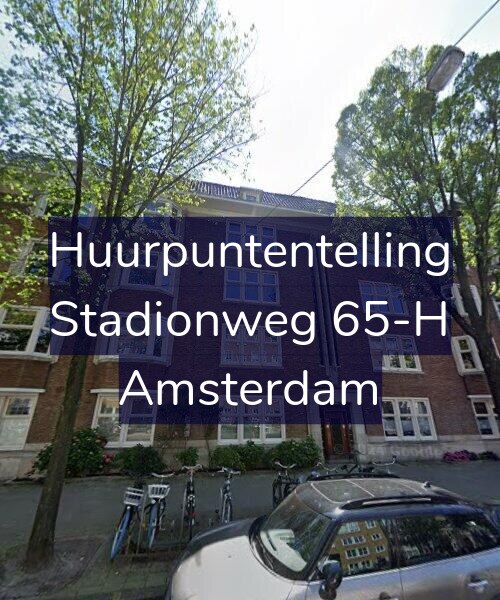 Foto gevel Huurpuntentelling voor Stadionweg 65-H, Amsterdam