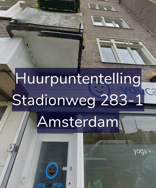 Foto gevel Huurpuntentelling voor Stadionweg 283-1, Amsterdam