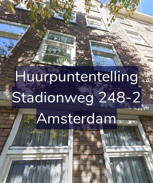 Foto gevel Huurpuntentelling voor Stadionweg 248-2, Amsterdam