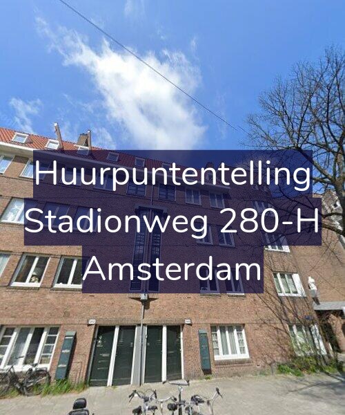 Foto gevel Huurpuntentelling voor Stadionweg 280-H, Amsterdam