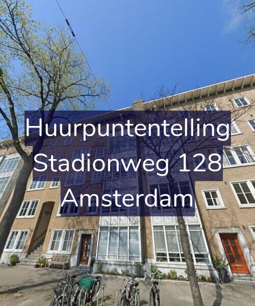 Foto gevel Huurpuntentelling voor Stadionweg 128, Amsterdam