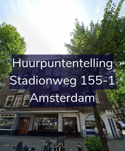 Foto gevel Huurpuntentelling voor Stadionweg 155-1, Amsterdam