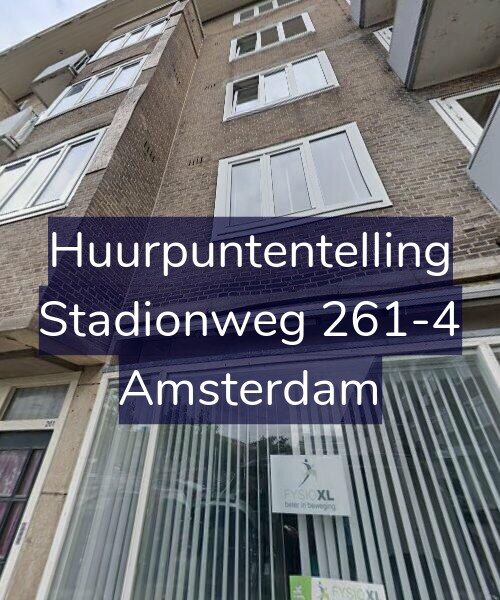 Foto gevel Huurpuntentelling voor Stadionweg 261-4, Amsterdam