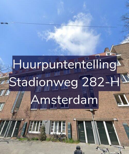 Foto gevel Huurpuntentelling voor Stadionweg 282-H, Amsterdam