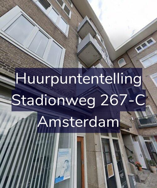Foto gevel Huurpuntentelling voor Stadionweg 267-C, Amsterdam