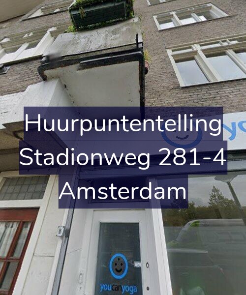 Foto gevel Huurpuntentelling voor Stadionweg 281-4, Amsterdam