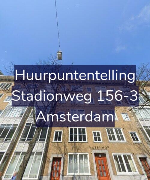 Foto gevel Huurpuntentelling voor Stadionweg 156-3, Amsterdam
