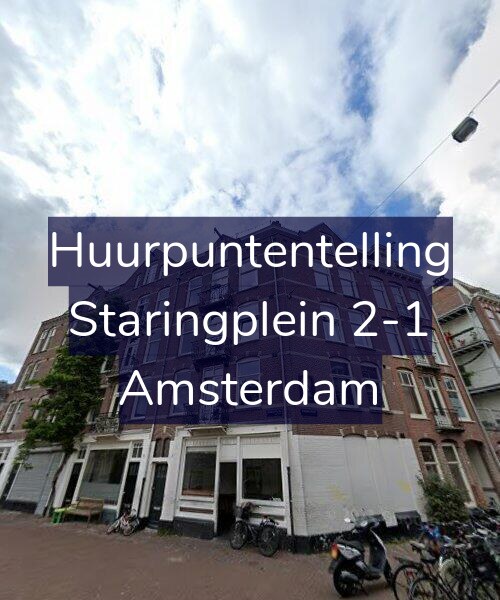 Foto gevel Huurpuntentelling voor Staringplein 2-1, Amsterdam