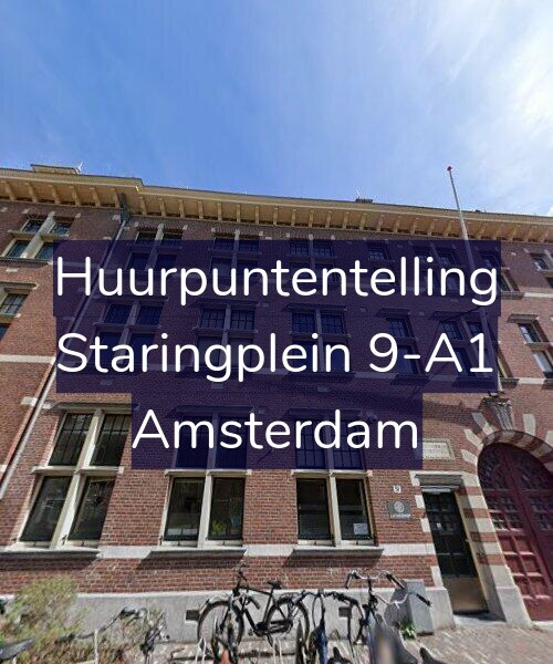 Foto gevel Huurpuntentelling voor Staringplein 9-A1, Amsterdam