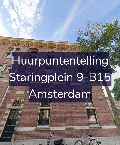 Foto gevel Huurpuntentelling voor Staringplein 9-B15, Amsterdam