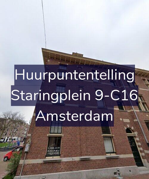 Foto gevel Huurpuntentelling voor Staringplein 9-C16, Amsterdam
