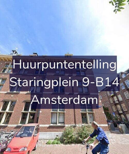 Foto gevel Huurpuntentelling voor Staringplein 9-B14, Amsterdam