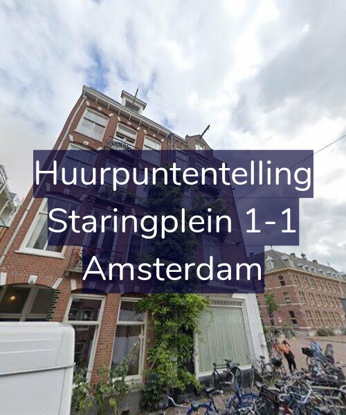 Foto gevel Huurpuntentelling voor Staringplein 1-1, Amsterdam