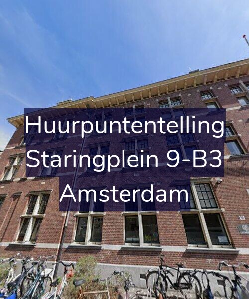 Foto gevel Huurpuntentelling voor Staringplein 9-B3, Amsterdam