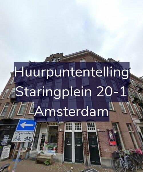 Foto gevel Huurpuntentelling voor Staringplein 20-1, Amsterdam